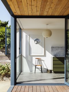 Grids and Colors Inspire the Renovation of a Graphic Designer's Pink L.A. Bungalow - Photo 11 of 13 -