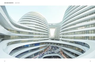 "The Galaxy SOHO project in central Beijing is an office, retail, and entertainment complex that is an integral part of the city, inspired by the grand scale of Beijing, and designed to create an internal world based on the Chinese theme of the courtyard." - Excerpt from Zaha Hadid Architects: Redefining Architecture & Design