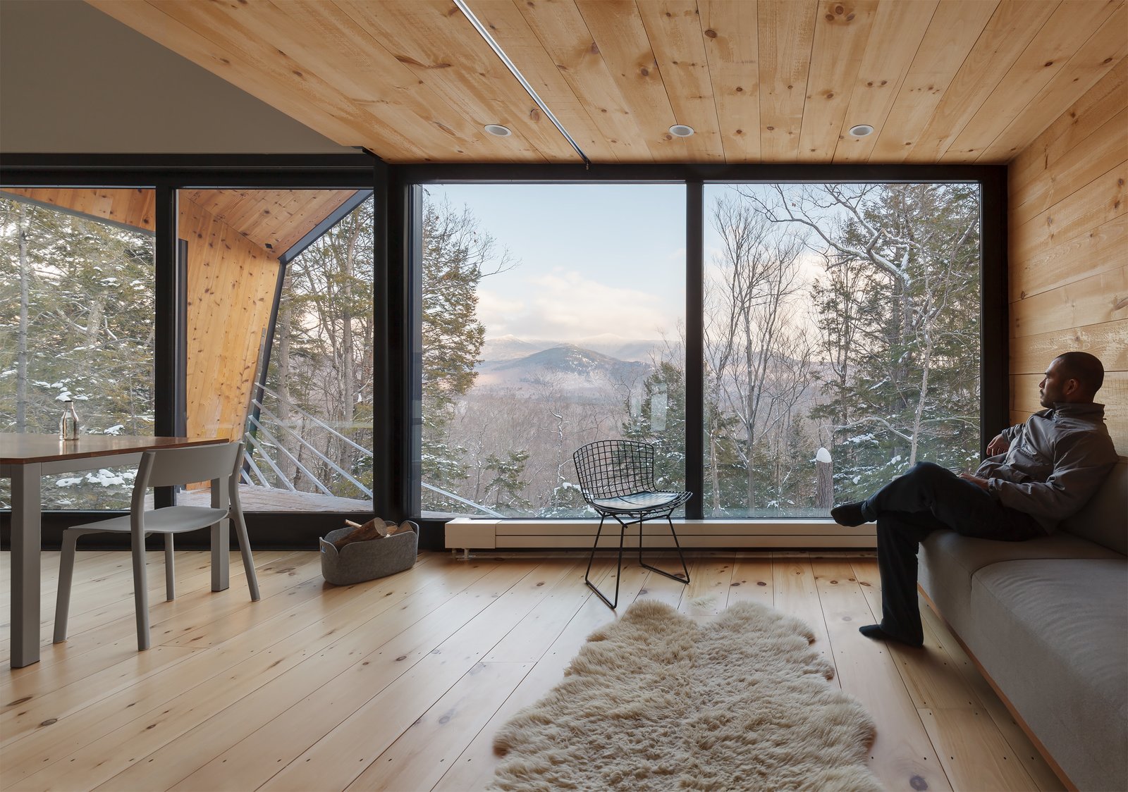 Photo 12 of 18 in A Prefab Cabin in New Hampshire Is a Magnificent