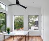 Modern home with Office, Medium Hardwood Floor, Study Room Type, Desk, and Chair. Study Photo 10 of Chelsea House