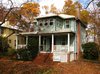 Modern home with Outdoor, Front Yard, Large Patio, Porch, Deck, Wood Patio, Porch, Deck, Decking Patio, Porch, Deck, Trees, and Shrubs. Front Photo of The McCullough Project