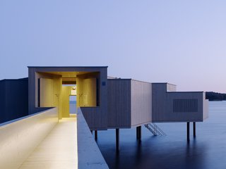 A Swedish Coastal Town Commissions an Otherworldly Bathhouse - Photo 1 of 5 -