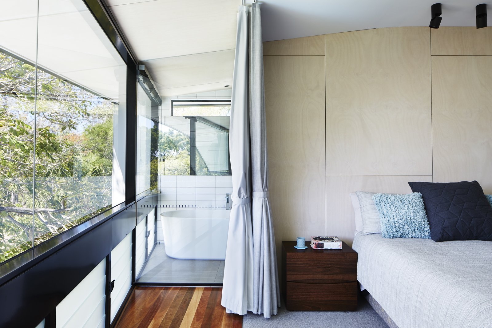 Photo 5 of 12 in An Edgy Slatted Facade Conceals a Striking Indoor ...