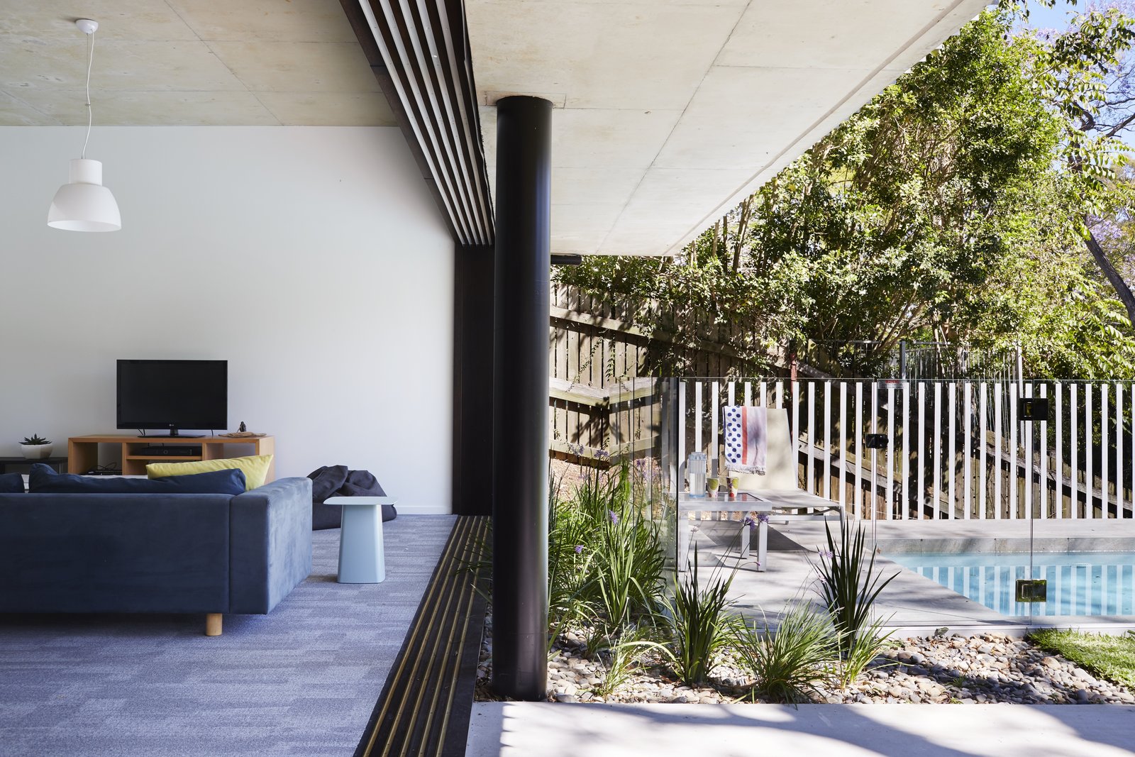 Photo 10 of 12 in An Edgy Slatted Facade Conceals a Striking Indoor ...