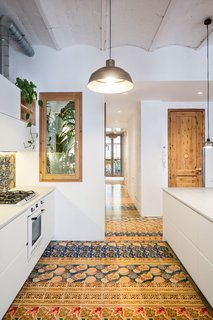 A Dramatic Apartment Renovation in Barcelona Features Salvaged Tile and Brick - Photo 7 of 13 -