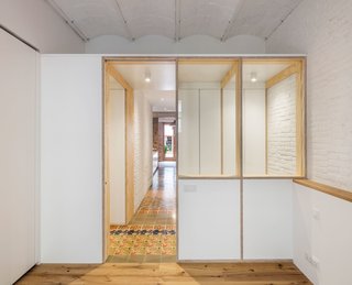 A Dramatic Apartment Renovation in Barcelona Features Salvaged Tile and Brick - Photo 11 of 13 -