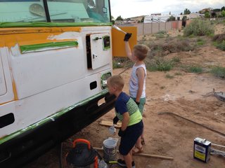 As you can see above, the entire family took part in the conversion project.
