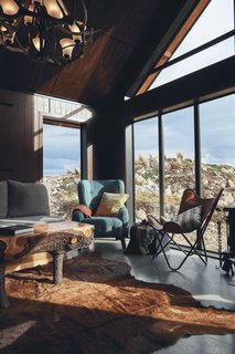 "I drew from the layout of Jens Risom’s cabin and laid the room out around the light that comes in through the main windows," explains Kenny.