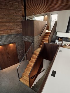 According to architect Johanne Taugbøl, the firm nicknamed the project Stairway to Heaven because of this long staircase topped with a south-facing window. "At certain times of the day and year, you might be blinded by the light flooding in from the south," said Taugbøl.