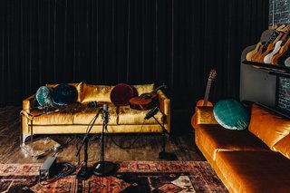 Per the website, the revamped sound stage is located in the back of Ed Woods' old space and would be ideal for private events, screenings, live broadcasts, and AV production.