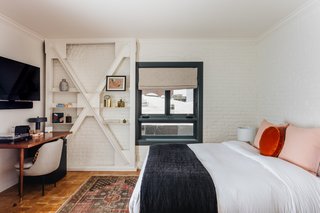 The boutique hotel has 11 rooms, each of which contains mattresses from 2920 Sleep and Parachute linens.