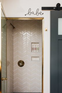 Idiosyncratic decor touches like the "babe" sign balance traditional detailing.