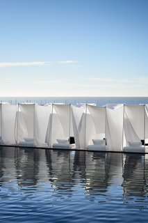 An Exquisite Beach Resort on Baja California Sur Lies Where the Water Meets the Horizon - Photo 5 of 11 - Exterior furnishings by Exeta form an outdoor oasis. 