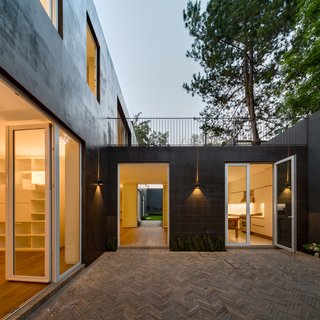 Delightful Material Contrasts Define a Courtyard Home in Mexico City - Photo 10 of 10 -