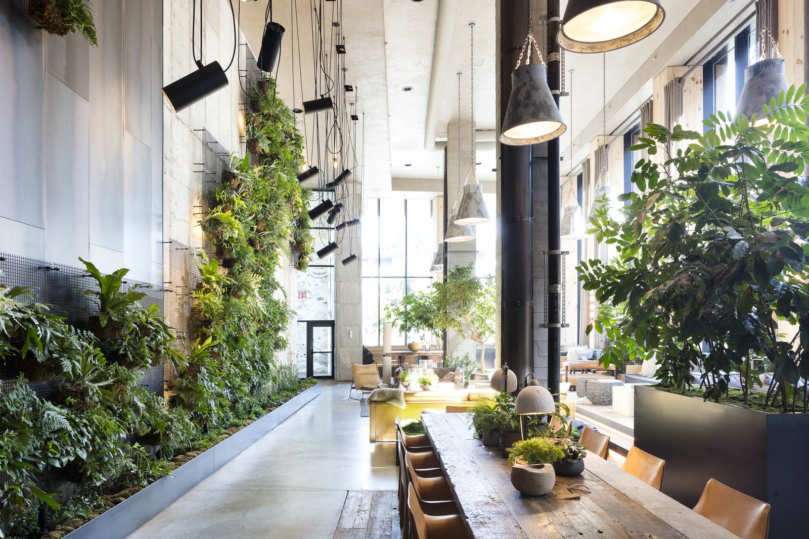 Photo 4 of 7 in Check Out This Brooklyn Hotel's Dramatic Living Wall ...