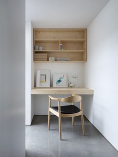 Custom built-ins provide functionality in every nook.
