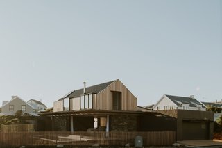 From afar, the home closely resembles the traditional architectural character of the surrounding heritage.