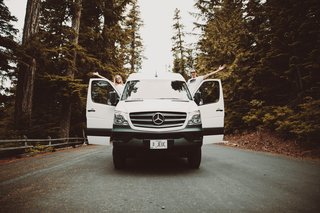The new van will be more of an adventure mobile, as the larger size will allow the couple to store all of their gear and live more comfortably. 