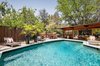 Modern home with Outdoor, Large Pools, Tubs, Shower, and Concrete Patio, Porch, Deck. Pool Photo 6 of Cedar Lodge on over a 1/2 Private Acre in Lower Nichols Canyon