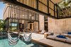 Modern home with Outdoor, Standard Construction Pools, Tubs, Shower, and Back Yard. Pool Photo 7 of Casa Chaaltun