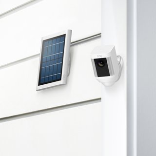 Ring’s battery powered spotlight camera can be installed anywhere and has the option of a solar panel to keep it charged. 
