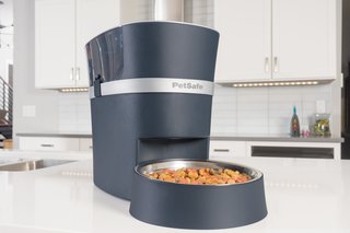 Feed your pet remotely from your phone with the PetSafe Smart Feed.