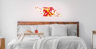 Design your own lighting fixture with LaMetric's Sky mosaic light panels.