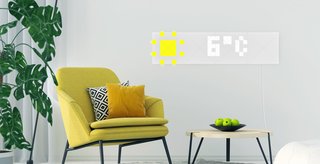 Smart home integration let you control the lights with your voice, set scenes, and display the temperature from a Nest thermostat, air quality and humidity from a Netatmo Weather Station, or the name of the song playing on your Sonos. 