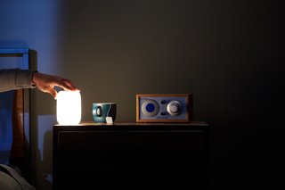 Glow lights can be grouped, so that when you turn one on they all come on at the same level, and brighten or darken in sync.