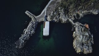 Cameras and other measurement tools have been installed outside the restaurant to help researchers learn about the population, behavior, and diversity of the species living in this part of the North Atlantic.