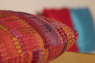 A Midcentury Time Capsule Captures an Architect's Love For Iconic Design - Photo 9 of 14 - Textile designer Jack Lenor Larsen’s fabrics can be seen throughout the Dow home. In the early 1950s Florence Knoll commissioned Larsen’s olive-green and orange textiles for Knoll furnishings.