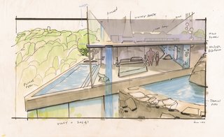 With floor-to-ceiling windows, Bob and Helen's master suite offers up panoramic views.