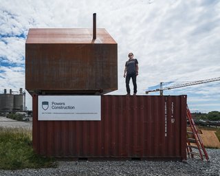 The Site Shack is seamless in appearance without visible fasteners. 