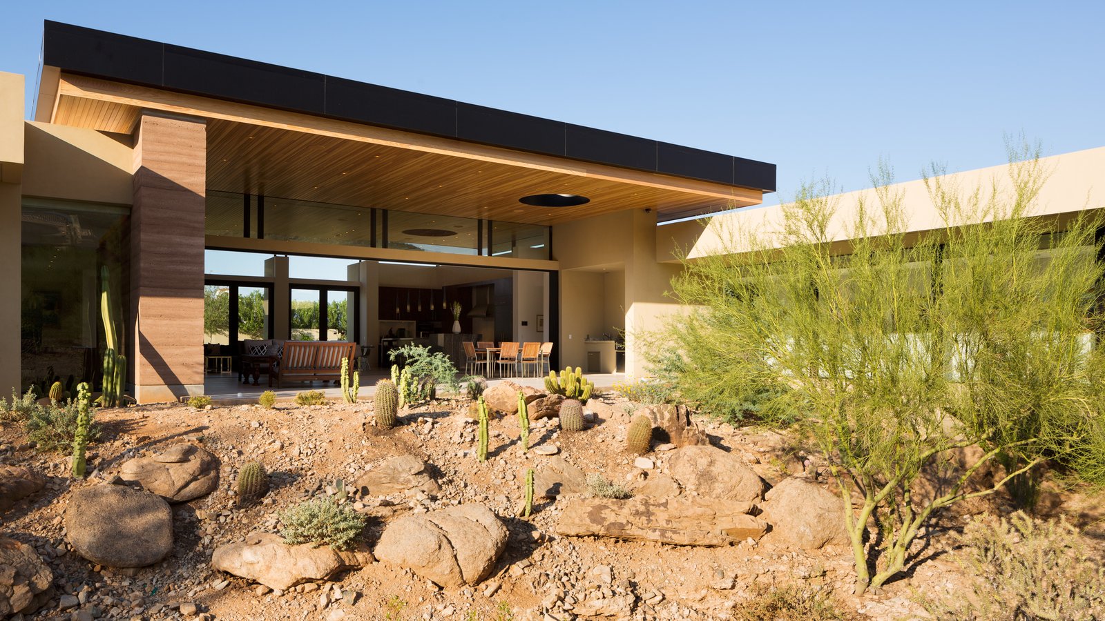 Desert Wash Modern  Home  in Paradise Valley Arizona  by 