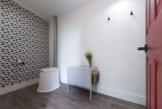The interior was designed to feel like you walked through a portal into a home. 