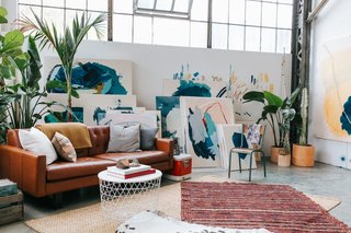 This Three-Level Loft in San Francisco Is an Artist's Sanctuary - Photo 1 of 9 - "We both love the Dogpatch for many reasons. It’s the right amount of balance, being a little removed from the bustle of San Francisco, and there’s a great sense of community among the eclectic inhabitants. It feels like an island within a city."