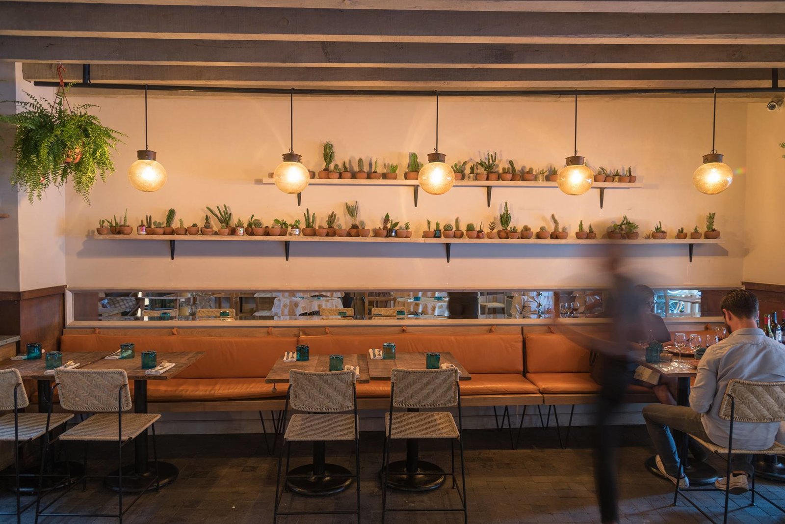 Traditional Mexican decor meets Palm Springs glam at Comedor Jacinta.