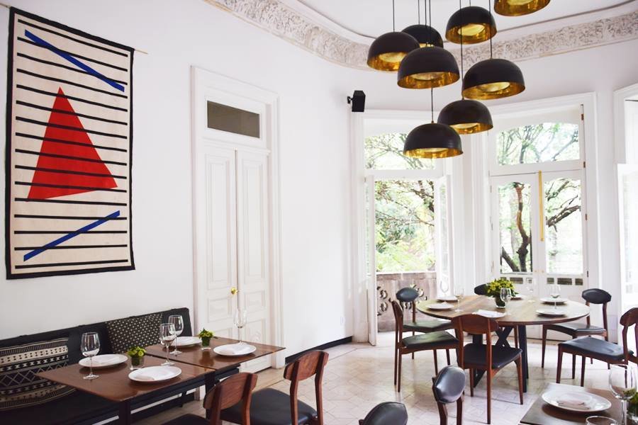 Modern dining at Blanco Colima.
