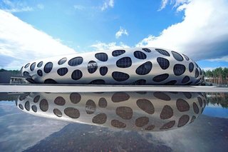Football Stadium Arena in Borisov, Belarus.