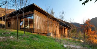 Bamboo Wall House in China.