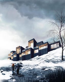 A high-end base camp boutique hotel in the works. 