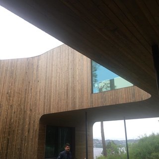 Villa Grieg overlooking Nordaas Lake.