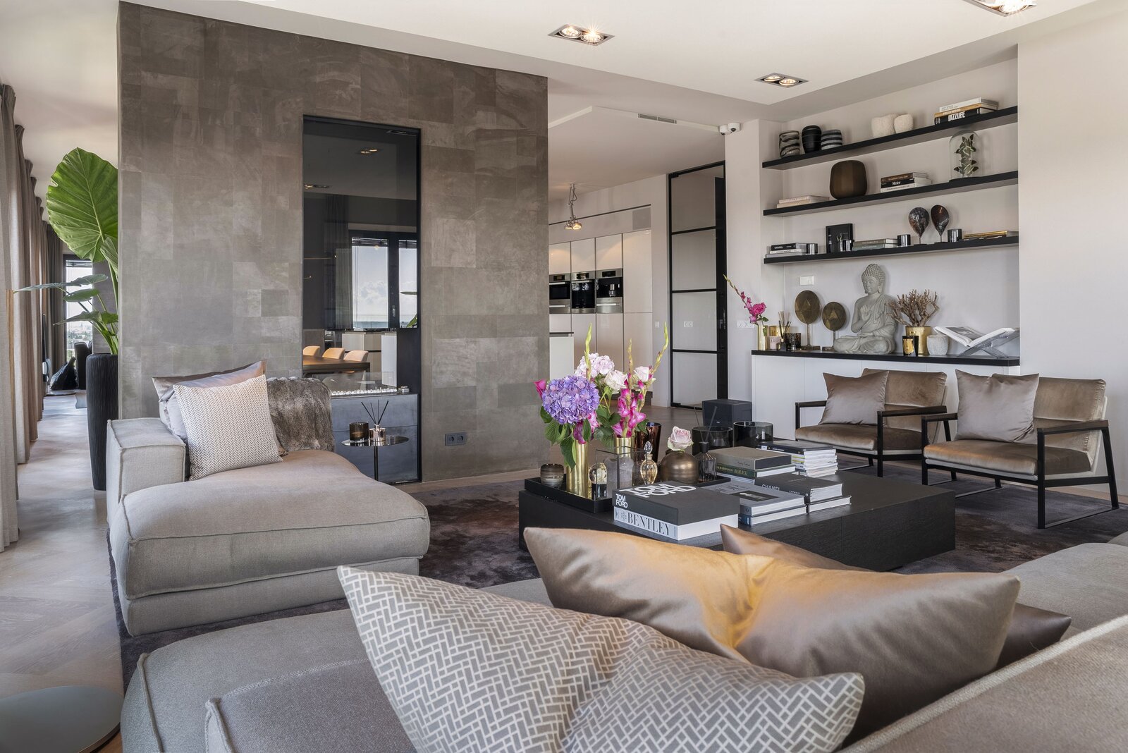 Photo 1 of 6 in A Penthouse in Amsterdam With 2 Fireplaces and a Marble ...