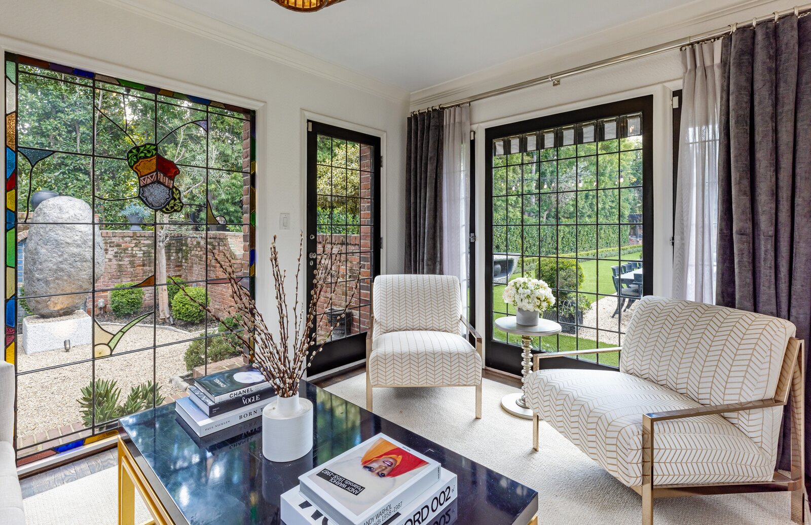 Photo 5 of 16 in A Los Angeles Tudor With Pool and Guesthouse Hits the