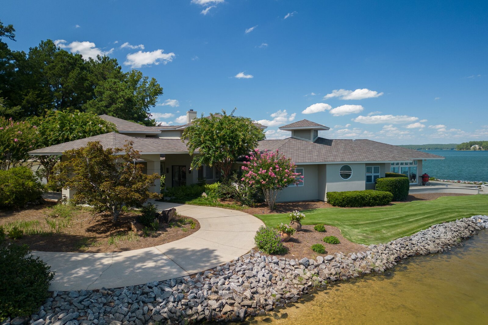 Photo 2 of 4 in This Eclectic Lake Martin Home Comes With a Private
