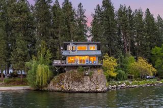 Lake Coeur D’Alene’s  Iconic "House on a Rock" Lists for $9.5M