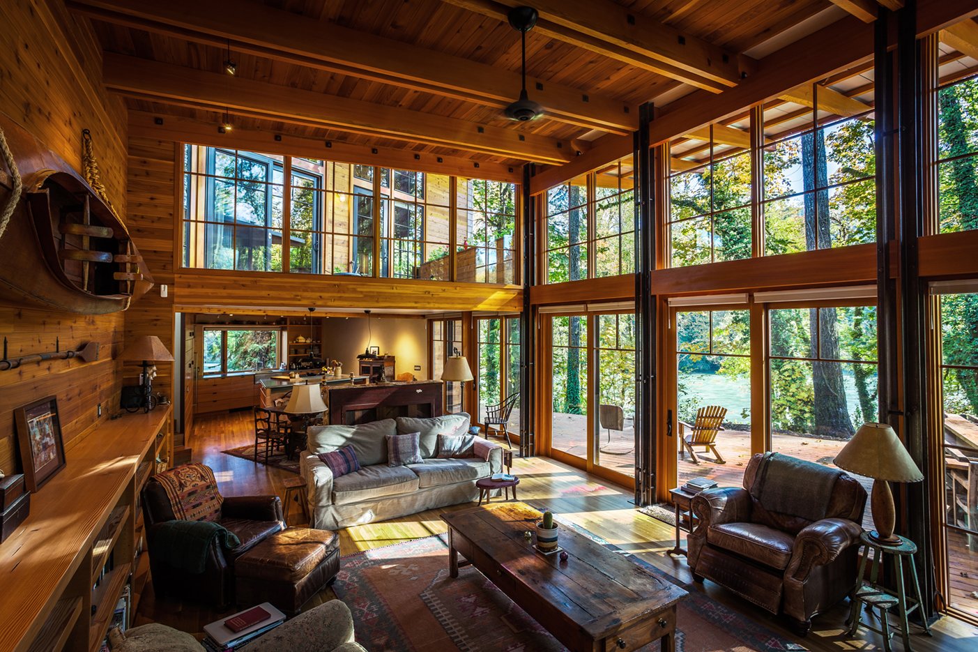 Mckenzie River House Modern Home In Leaburg Oregon By Dustin