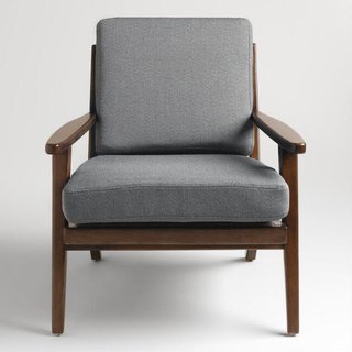 World Market Slate Gray Xander Armchair