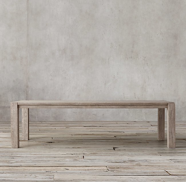 Restoration Hardware Reclaimed Russian Oak Rectangular Dining Table Restoration Hardware Reclaimed Russian Oak Rectangular Dining Table