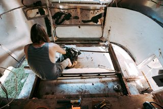 A Photographer Couple's Airstream Renovation Lets Them Take Their Business on the Road - Photo 5 of 14 -